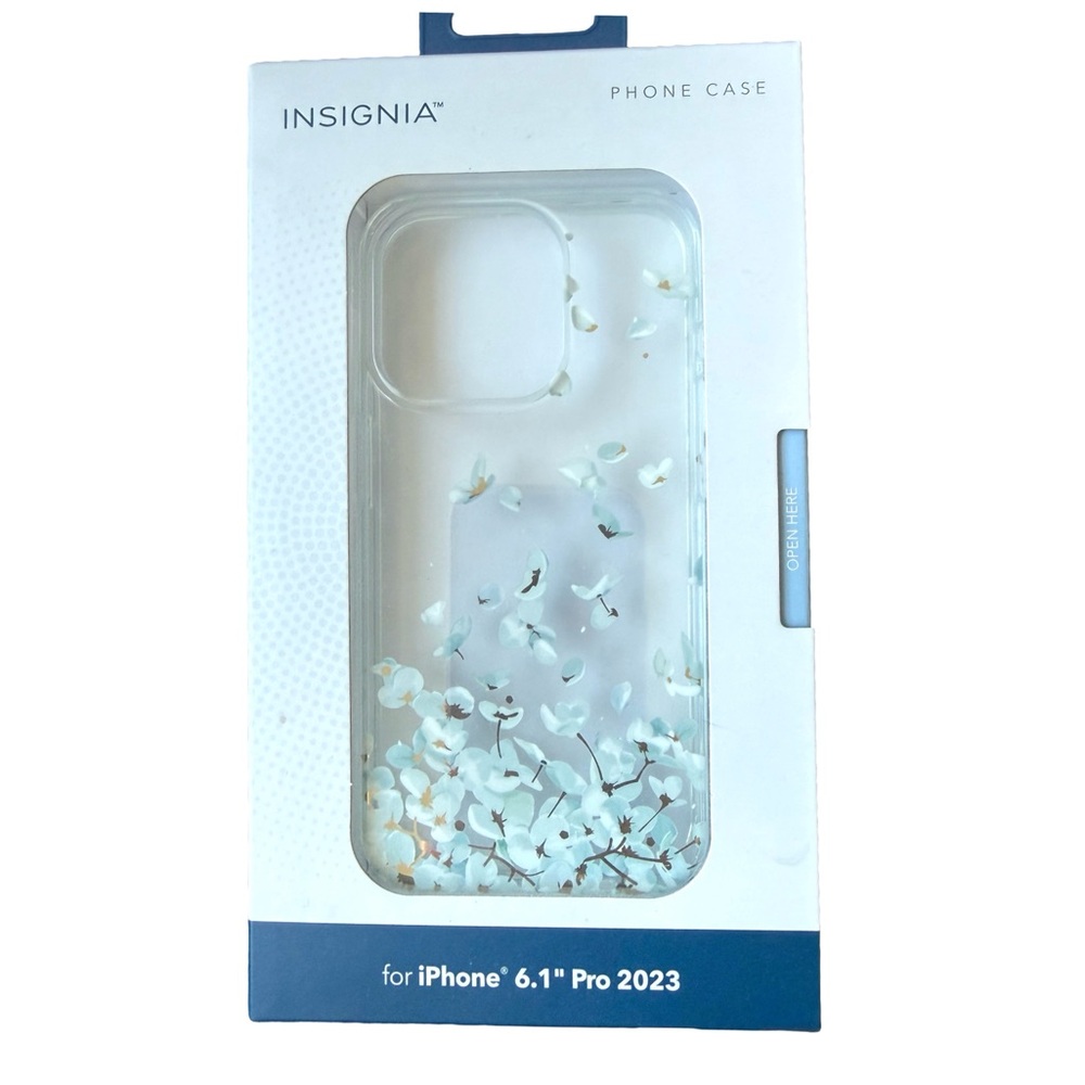 Insignia Clear Floral Phone Case for iPhone 15 pro( 6.1" Pro 2023 )‎ - Picture 3 of 3
